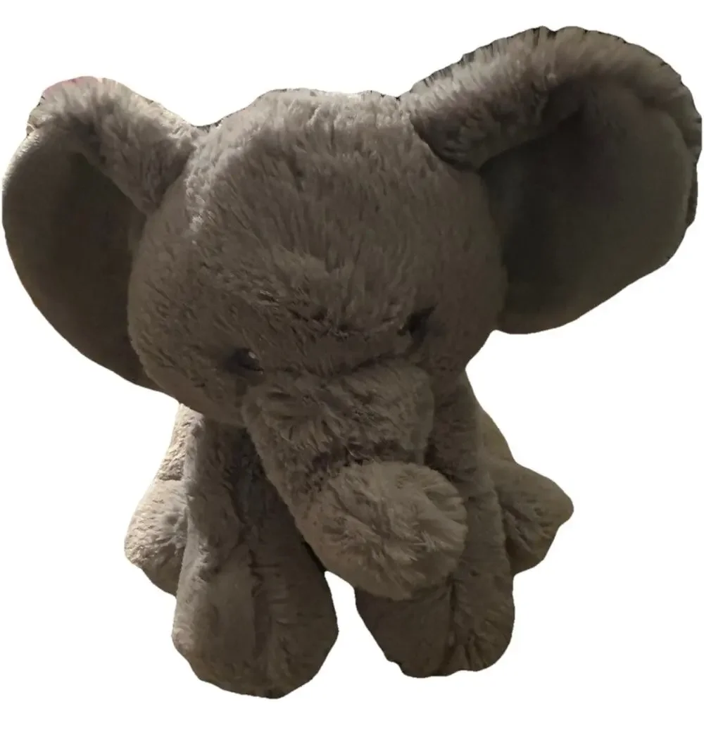 Starting Out Gray Elephant Plush One Size Soft Stuffed Animal